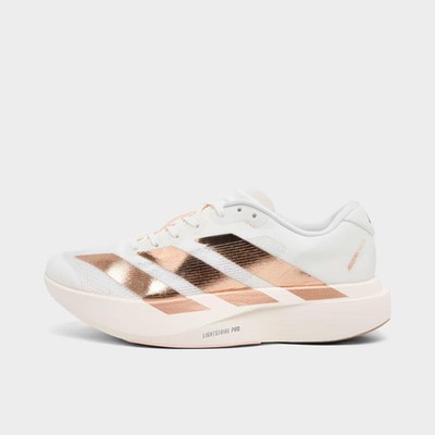 Women's adidas Adizero EVO SL Off White/Copper Metallic/Blush Pink KK1950 100