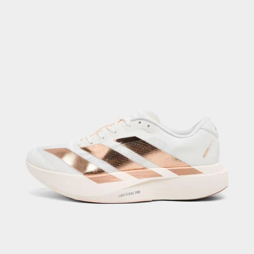 Women's adidas Adizero EVO SL Off White/Copper Metallic/Blush Pink KK1950 100