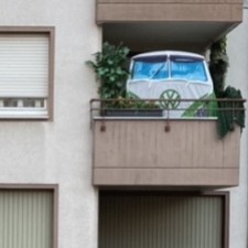 Tenda T1 Bus VW Bully Verde Misure Originali Estate Sole Campeggio