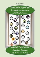 Adventskalender Schneeflocken Weihnacht 24 Fensterbildern - Advent Calendar...