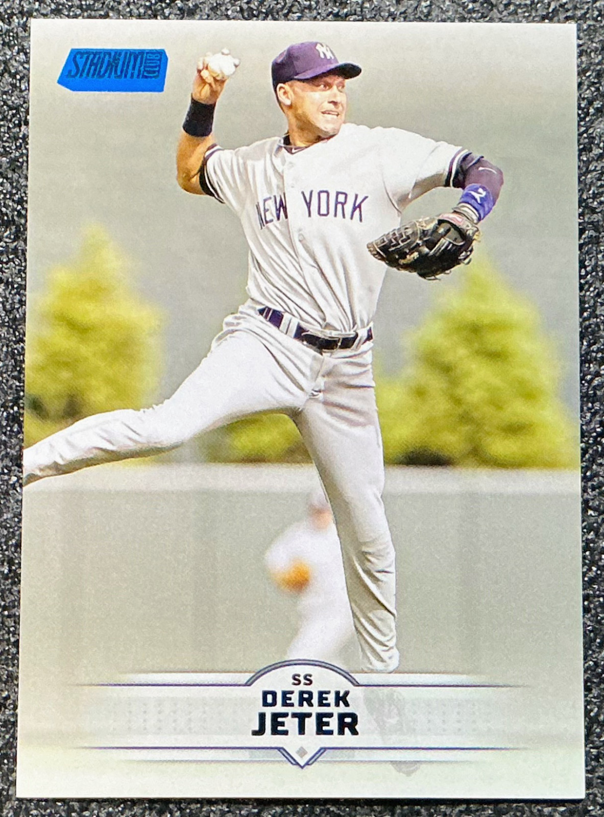 Derek Jeter 2025 Topps Stadium Club #172 Blue Foil (SSP) Yankees