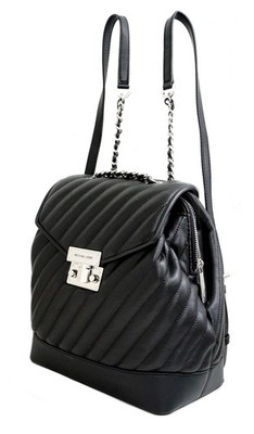Michael Kors Rucksack Tasche Rose  Medium PKT Backpack Schwarz  neu