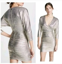 Alice + Olivia Pace Batwing Sleeve Mini Dress Size 2 $398