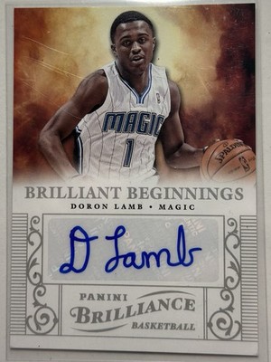 2012-13 Panini Brilliance - Brilliant Beginnings Autographs Doron Lamb #18 