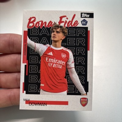 Max Dowman Rookie Bona Fide Baller Topps Arsenal Team Set 2025/26 