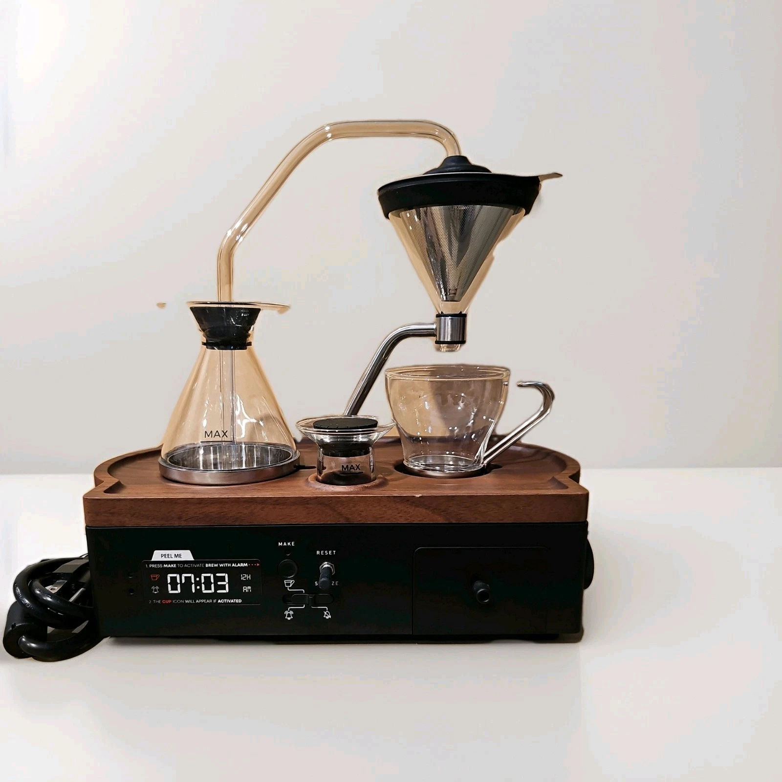 Joy Resolve Barisieur Pour Over Coffee Machine, 110-127V, Black Walnut
Opens in a new window or tab