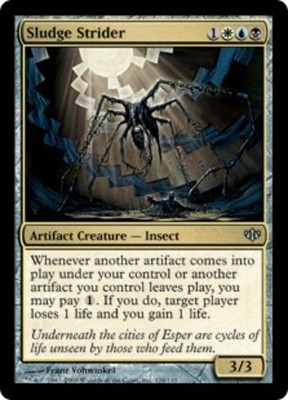 Sludge Strider~126/145~LP~(CON) - Conflux~MTG