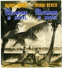 The Traymore Hotel Brochure Miami Beach Florida 1930's Art Deco 