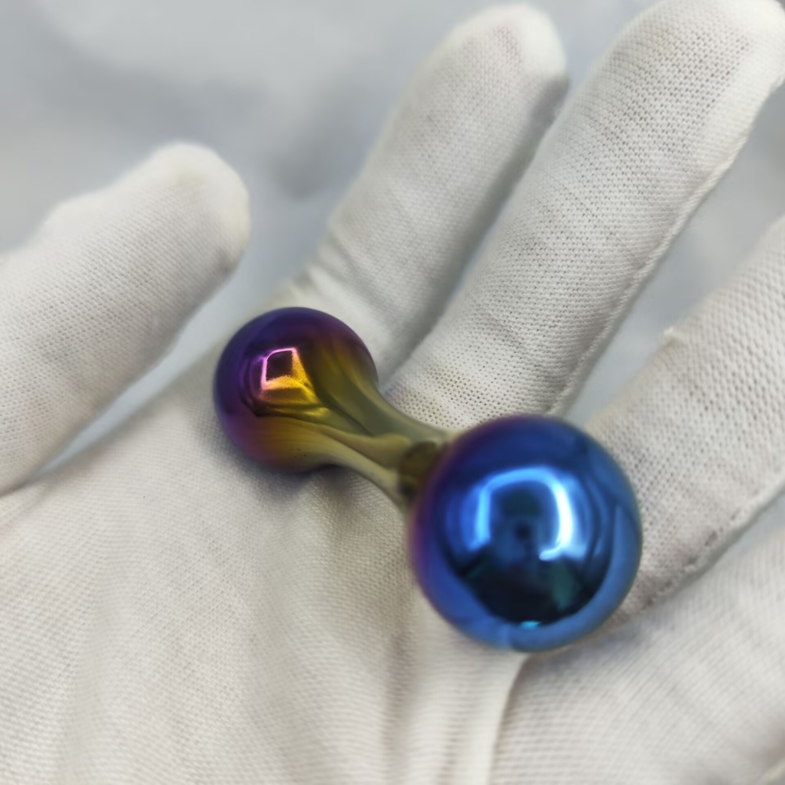 Titanium Worry Bead Begleri Finger Skill Stress Relief Knucklebone Fidget Toy