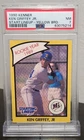 1990 Kenner Starting Lineup Ken Griffey Jr PSA 7 Yello Background Mariners #NN0