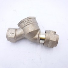 Mueller 1" Flanged x FIP Ball Dual Check Valve Swivel NL Brass 014242 A330N