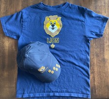 BSA Cub Scout Lion Uniform Set Hat and XS T-Shirt Used