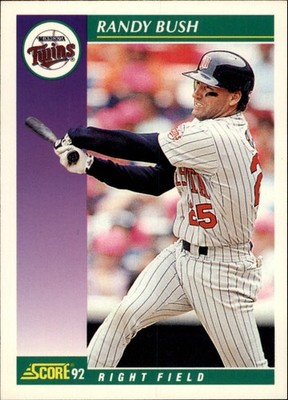 1992 Score #377 Randy Bush - BB