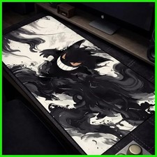 Gengar Mouse Pad, Dark Ink Swirl Gaming Desk Mat, Large Mouse pad Accessories