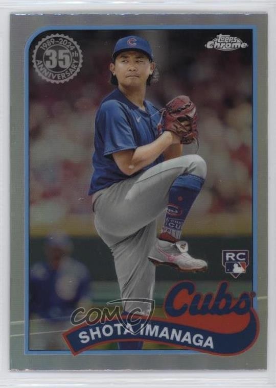 2024 Chrome Update 1989 Topps Baseball Shota Imanaga #89CU-7 Rookie RC uk2