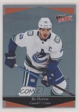 2020-21 Upper Deck Extended Series Ultimate Victory Silver 64/100 Bo Horvat a3q