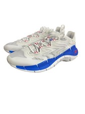 Reebok Adult Unisex Men Zig Kinetica II Sneaker H02745 White/Grey/ Cobalt 12 M