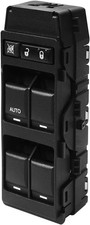 Power Window Switch Front Left Driver Side  with 1 Single AUTO  Replacement fo