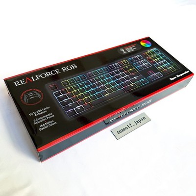Topre REALFORCE RGB R2A-US4G-BK Keyboard Black APC Soft Full Key US Layout Japan