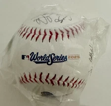 LA Dodgers 2025 World Series Champions Facsimile Autographed Baseball