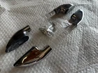 2 Amber Lighted Chrome Metal Grab Handle F150 1992-1996 Trailer Universal