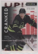 2022-23 Upper Deck Synergy Cranked Up Red 273/399 Fredrik Karlstrom #CU-FK z6b