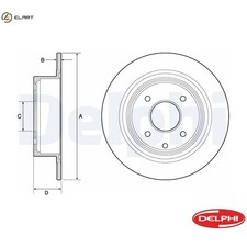 2x BRAKE DISC BG4666C FOR NISSAN TIIDA/Hatchback/LATIO CUBE VERSA 1.5L 4cyl