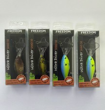 Freedom Tackle Corp Ultra Diver Shad 50 - set of 4 - NEW!