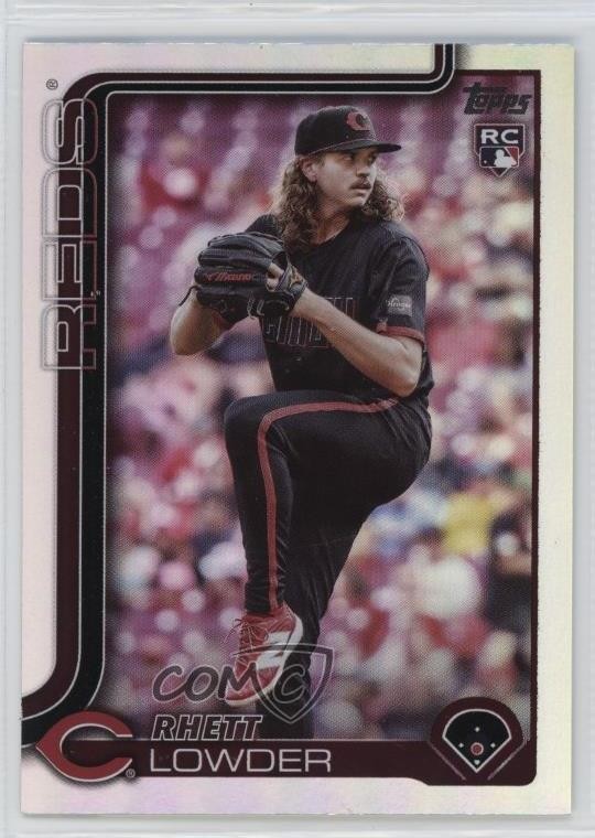 2025 Topps Series 1 Rainbow Foilboard Rhett Lowder #205 Rookie RC 1my2