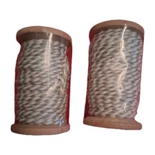 Sugar Paper Twine 45ft Blue  White Spool Gift Twine Brand New 2 Rolls