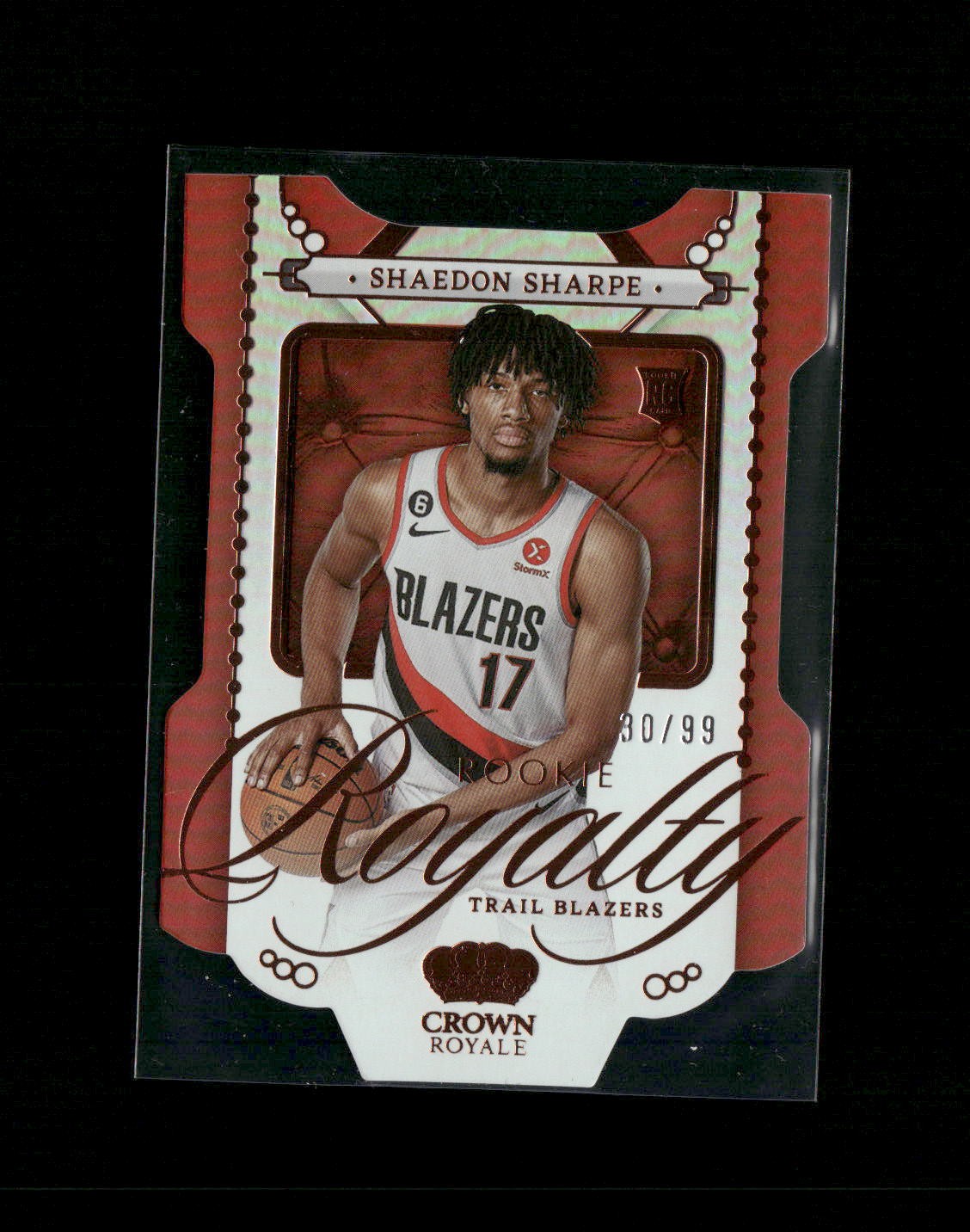 2022-23 Panini Crown Royale #7 Shaedon Sharpe Rookie Royalty #/99 251116