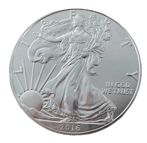 Lot of 10 – 2016 American Silver Eagle 1 oz .999 Fine Silver BU Bullion