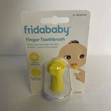 Fridababy Finger Toothbrush Double Sided W/ Case Storage Stand New