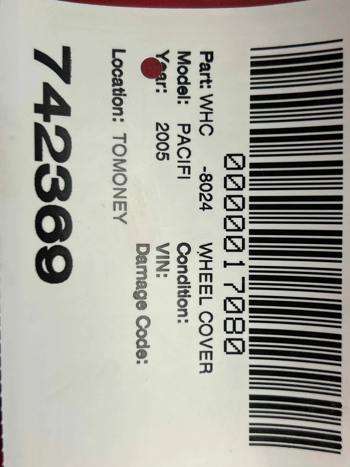 Fits 2005-2007 Chrysler Pacifica 17in Wheel/Rim Cover OEM:4766400AB Foto 4 de 4