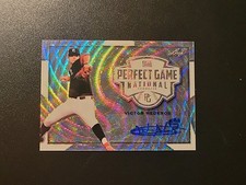 2019 Leaf Perfect Game National Showcase Metal Wave #9/12 Victor Mederos Auto