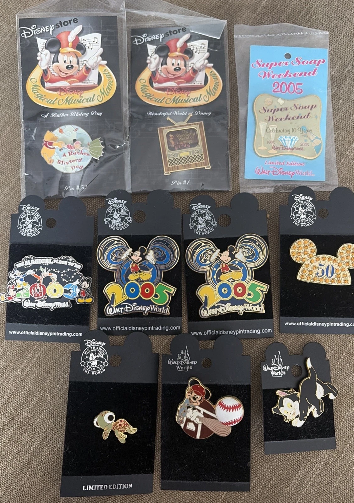 Walt Disney World Limited Edition Pins Some Musical All Brand New Assorted Years
