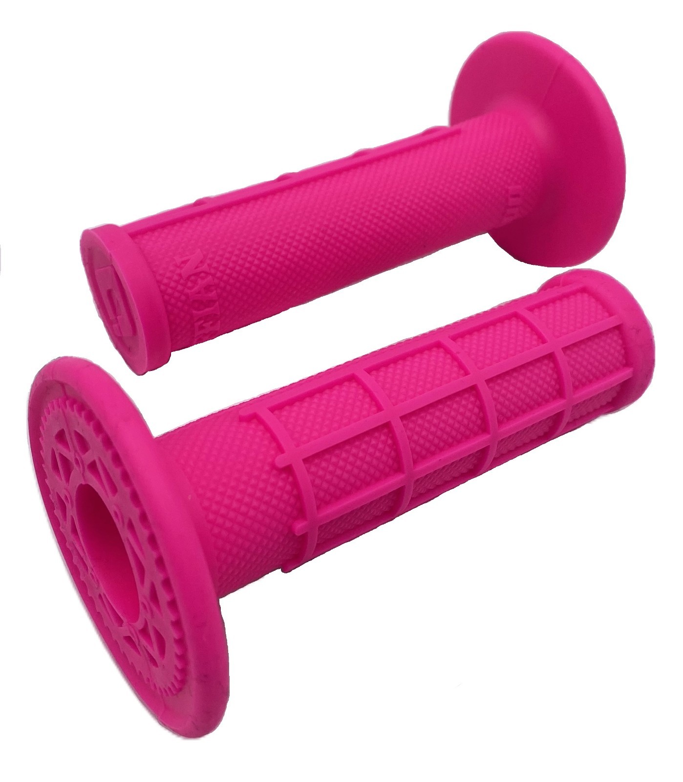 ODI Ruffian Half Waffle MX Grips Dirtbike Grip Set With Grip Glue (Choose Color)