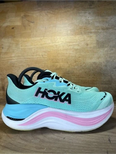 Hoka One One Skyward X Womens Size 8 Running Shoes Sneakers Mint/Blue Spark deal from eBay