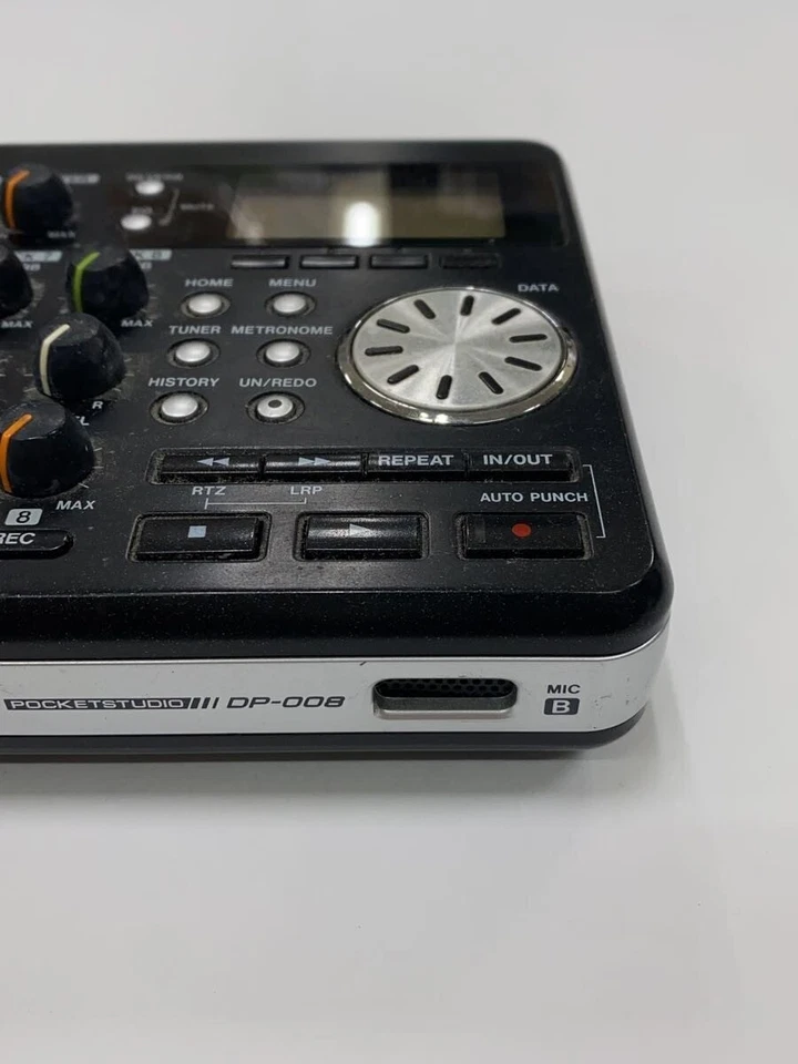 TASCAM DP-008 8-Track SD/SDHC MTR Digital Multi Track Recorder Tested Working - Image 4 of 4