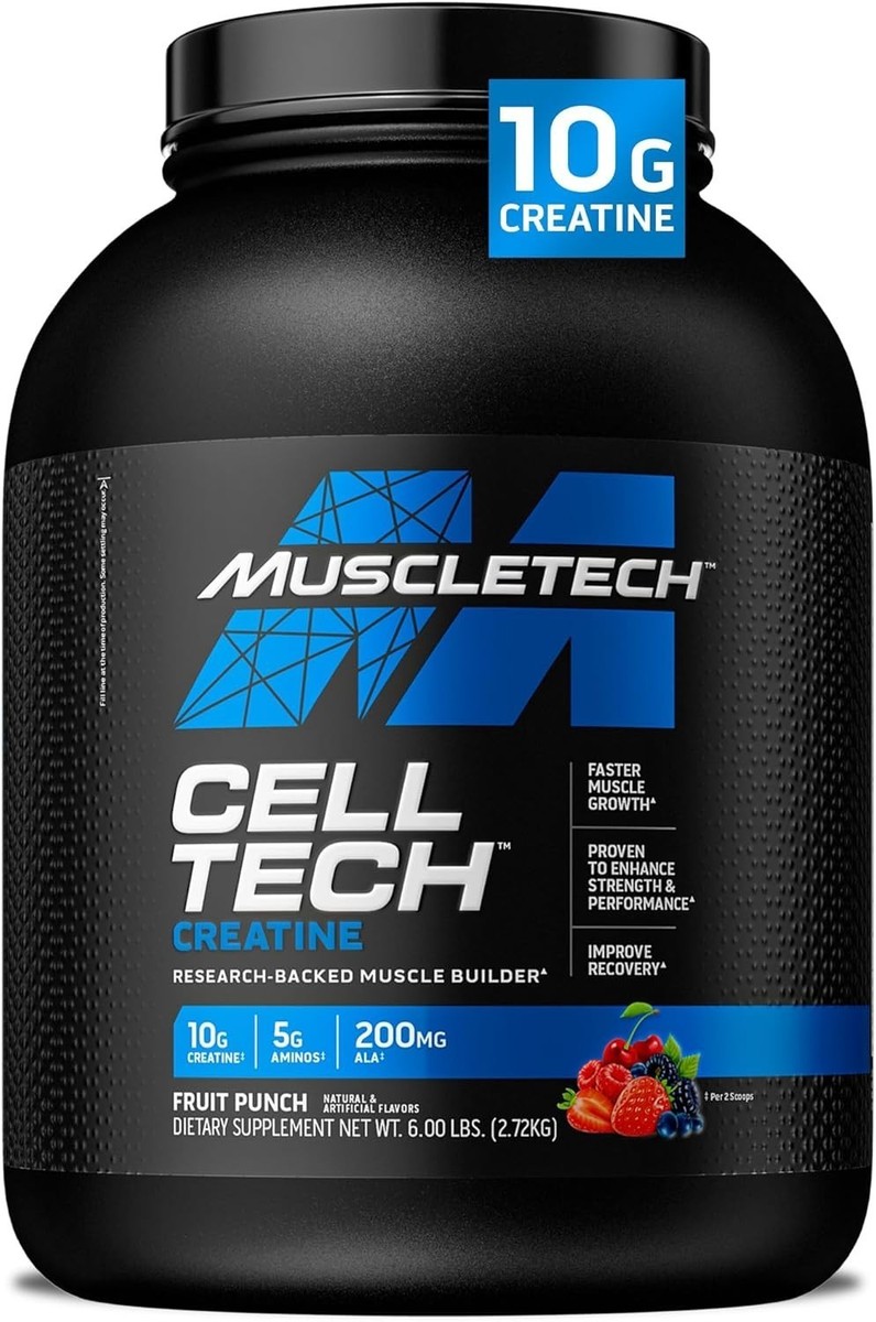 MuscleTech Cell Tech Creatine formula, Fruit Punch for
