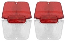 1962-64 Chevy Ii Nova Tail Lamp Lenses Pair 1962-64 Chevy Ii Nova Tail Lamp Lenses Pair