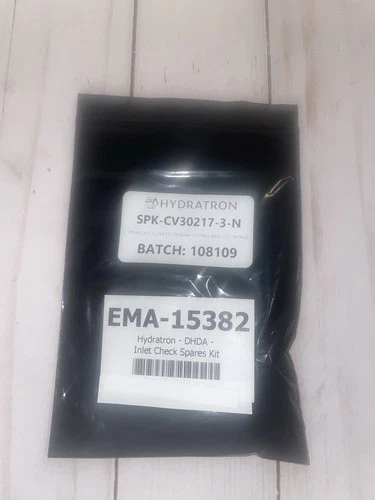 Hydratron SPK-CV30217-3-N 1/2" NPT (F) DHDA66 118-MK4 Inlet Check Spares Kit