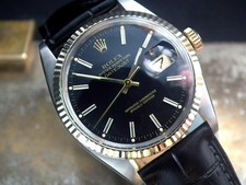 Stunning 1982 Steel & Yellow Gold Rolex Quick-Date Set Datejust Gents Watch