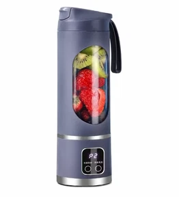 Rechargeable Portable Blender Mini Mixer Protein Shakes Juicer Cup USB Blue
