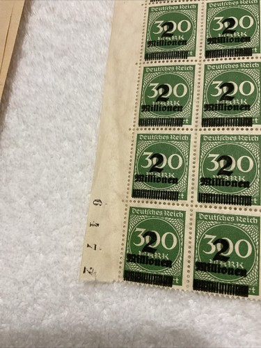 GERMANY-(-1923-)-2.000000 Mark-INFLATION lot Of Blocks /FAULTS-SEE PHOTOS.#4 - Picture 6 of 9