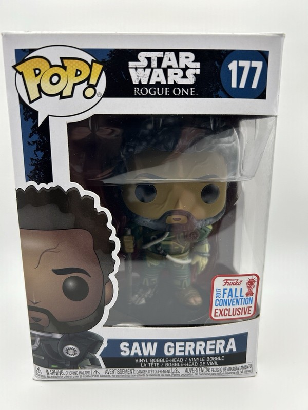 funko Saw gerrera Star Wars 2017 fall convention exclusive pop Disney in box