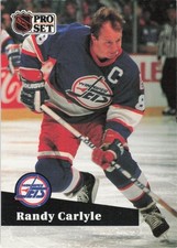 1991-92 Pro Set #273 Randy Carlyle