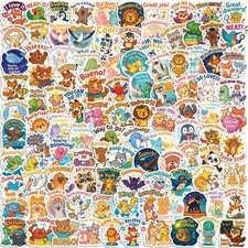 300 PCS Motivational Stickers for Kids Children's Encouragement Series