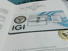 Diamante natural 0.53 ct – Fancy  Brown Yellow – IGI certificado – I1 