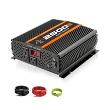 2500 Watt car Power Inverter 12V to 110V /120V, 2000 watt invertor for RV se...